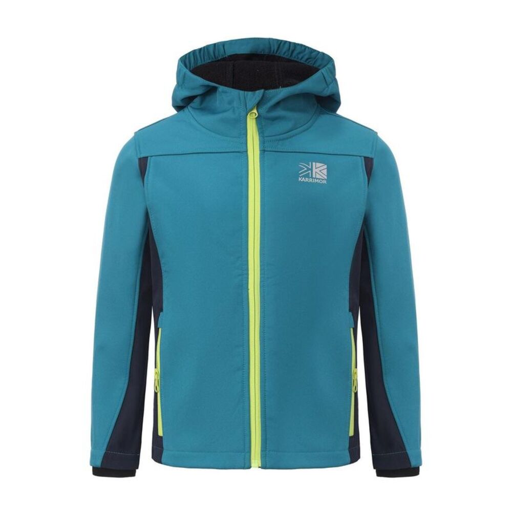 Karrimor Childrens/Kids Logo Soft Shell Jacket / Ocean Blue